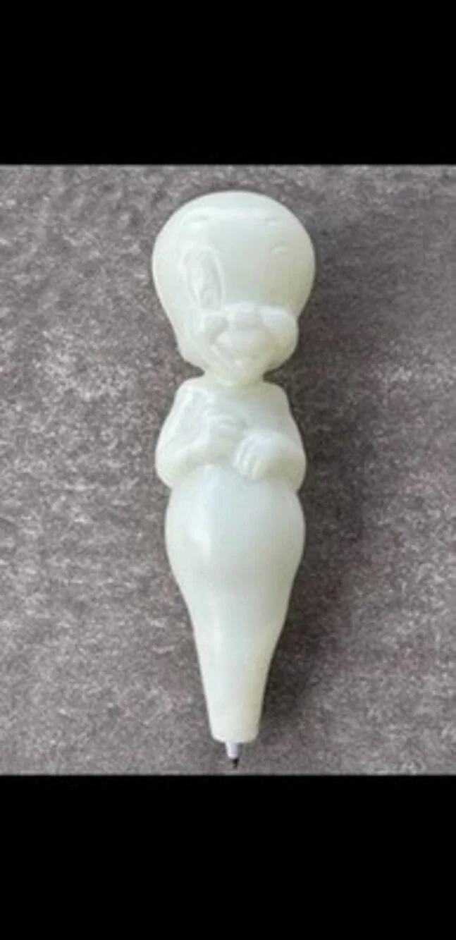 Casper Ghost Pen Set Casper Stinky Stretchy Fatso Quaker Oats Promo Item.